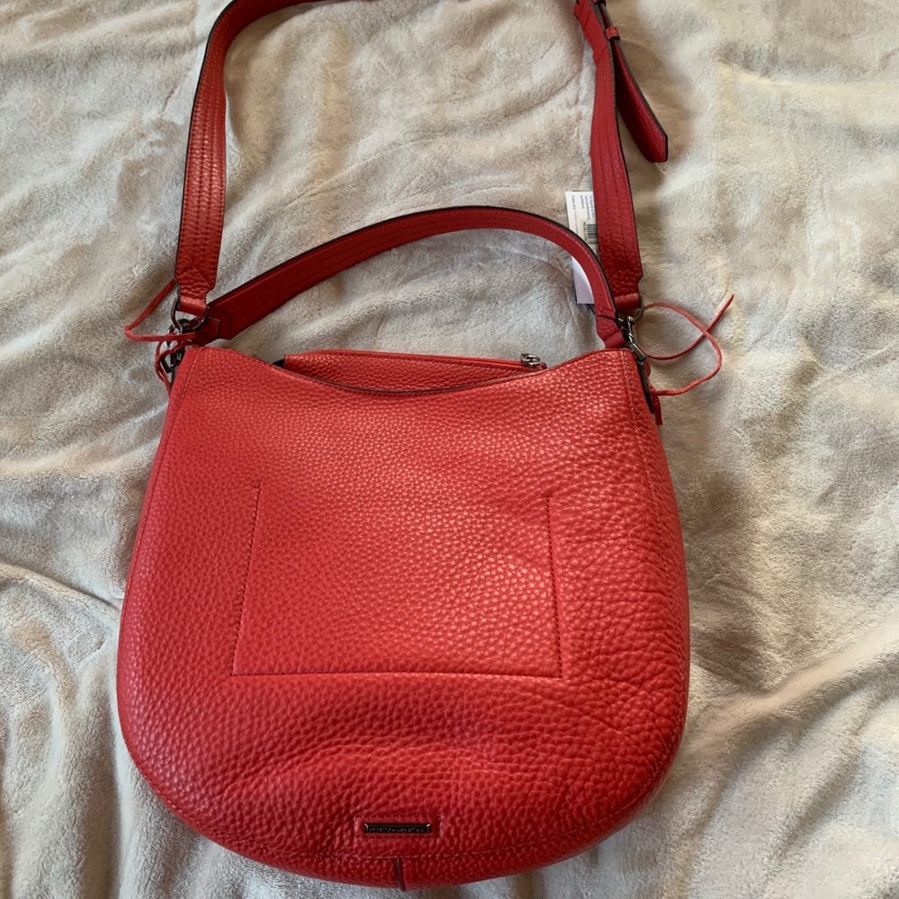 REBECCA MINKOFF PEBBLED LEATHER BAG